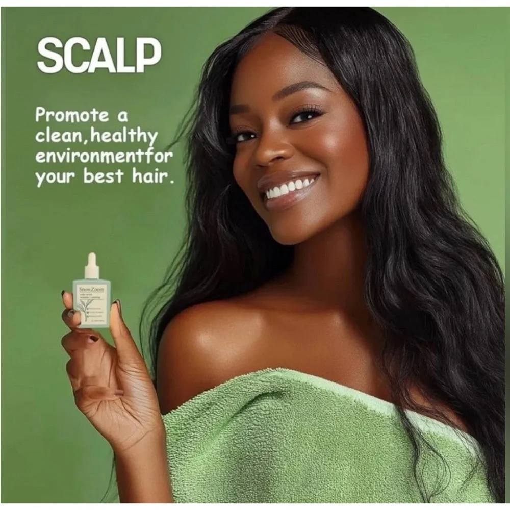 SnowZoom Scalp Serum Revitalize & Soothing Minimizes Hair Loss Nourishes Scalp